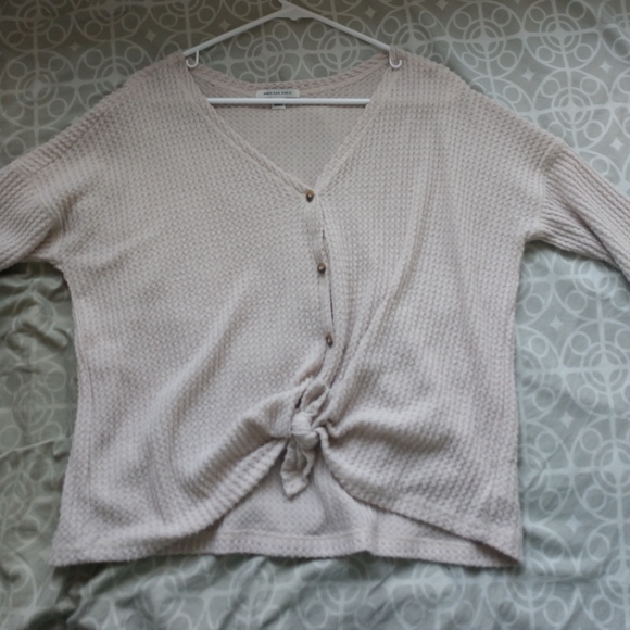 American Eagle Outfitters Sweaters - Button Up Lightweight Sweater